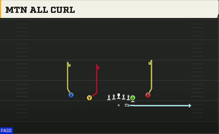 Missouri State Offense Gun Normal Y Off Close Mtn All Curl play diagram