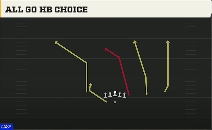 Ohio State Offense Gun Wing Trips Wk Nasty All Go HB Choice play diagram