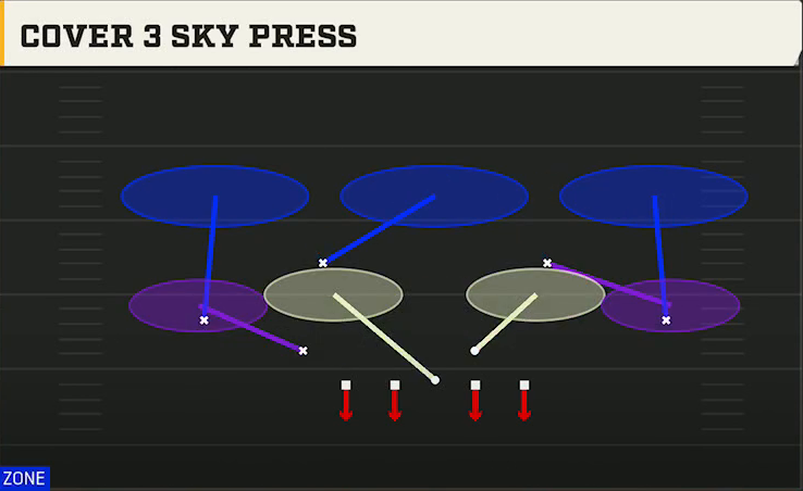 4-2-5 Defense Nickel Single Mug Cover 3 Sky Press play diagram