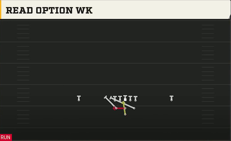 Army Offense Pistol Full House Read Option Wk play diagram