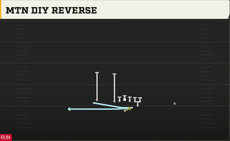 Florida State Offense Wildcat Slot Flex Mtn Diy Reverse play diagram